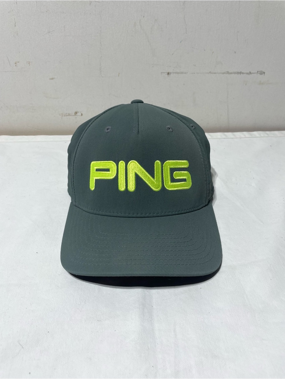 PING Golf Hat Flex Fit One Size Green Performance Classic Stretch